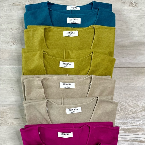 V-Neck High-Low Cashmere Feel Sweater - Cream - Picture 3 of 9